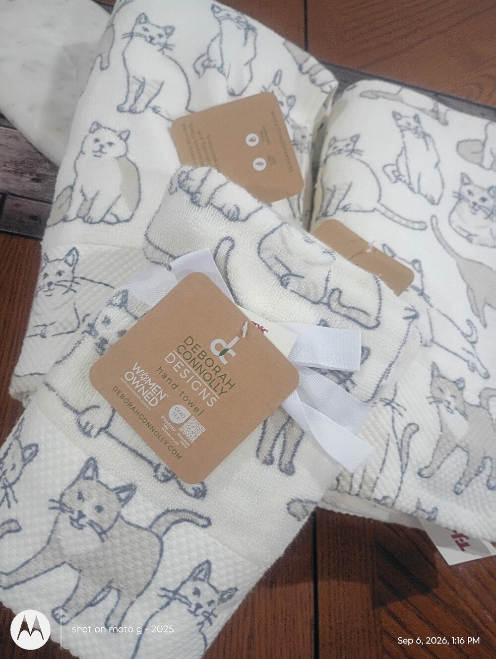Deborah Connolly Happy Cats Bath Towels - 4-pc set